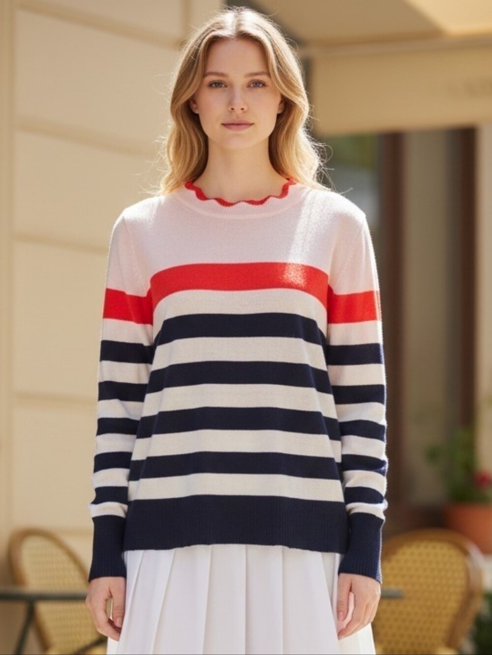 J Crew Striped Sweater